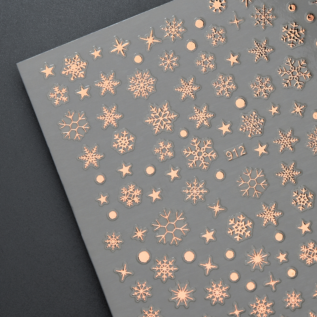 Nail stickers wintermix / rose gold Naljepnice / flexi stickers